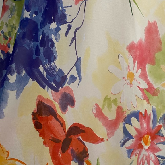 Tessuto Vintage Long V-neck Sleeveless Dress - Picture 8 of 12